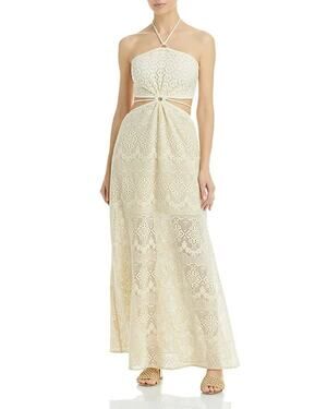 NWT MSRP$495 Jonathan Simkhai GEORGIANA CROCHET COVERUP DRESS sz S